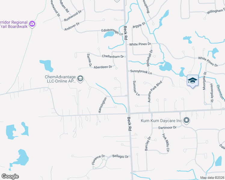 map of restaurants, bars, coffee shops, grocery stores, and more near 47577 Baldwin Court in Novi
