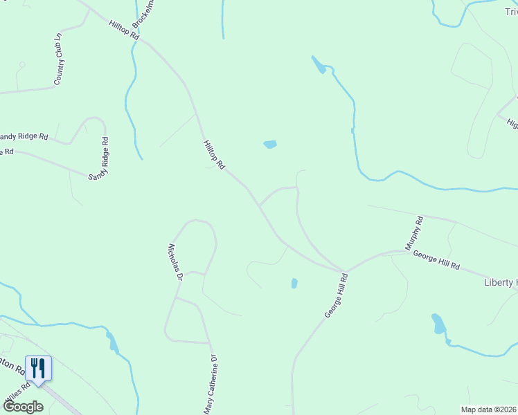 map of restaurants, bars, coffee shops, grocery stores, and more near 172 Hilltop Road in Lancaster