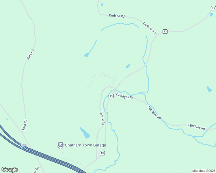 map of restaurants, bars, coffee shops, grocery stores, and more near 120 Thorne Road in Old Chatham