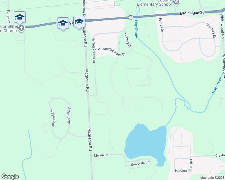 map of restaurants, bars, coffee shops, grocery stores, and more near 9789 Tioga Trail in Pinckney