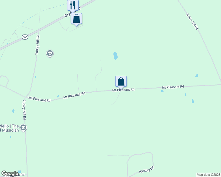 map of restaurants, bars, coffee shops, grocery stores, and more near 210 Mount Pleasant Road in Ithaca