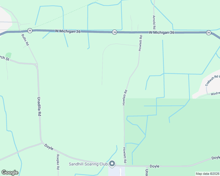 map of restaurants, bars, coffee shops, grocery stores, and more near 1953 Bridgets Way in Gregory