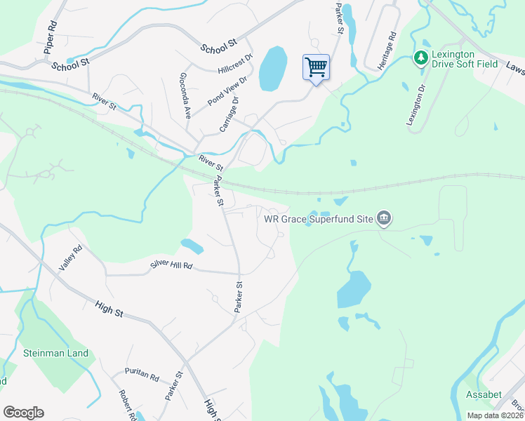 map of restaurants, bars, coffee shops, grocery stores, and more near 26 Meetinghouse Road in Acton