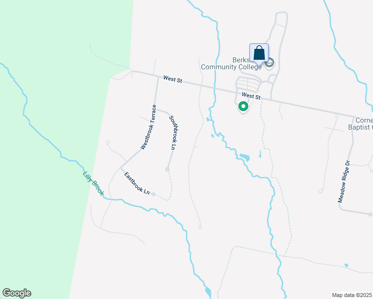 map of restaurants, bars, coffee shops, grocery stores, and more near 12 Lillybrook Road in Pittsfield