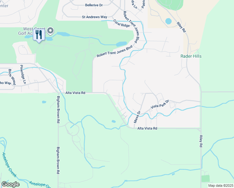 map of restaurants, bars, coffee shops, grocery stores, and more near 112 Greenmoor Drive in Eagle Point