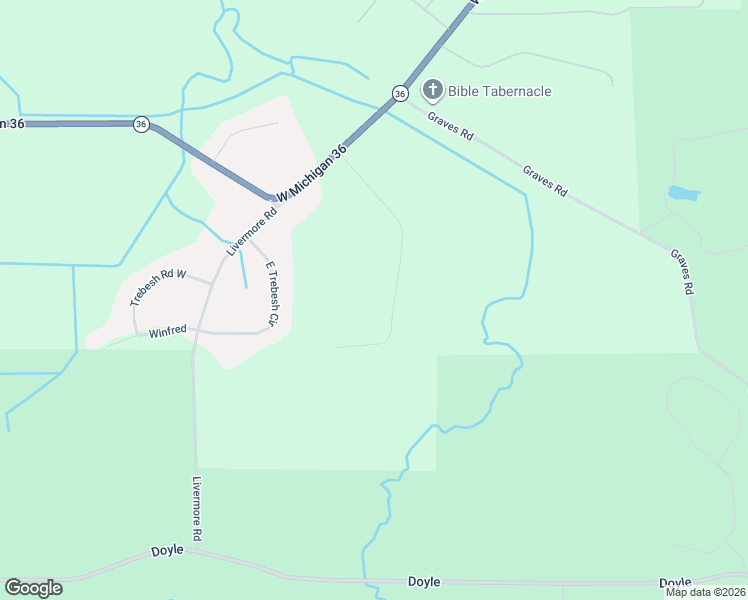 map of restaurants, bars, coffee shops, grocery stores, and more near 15601 Devonshire in Pinckney