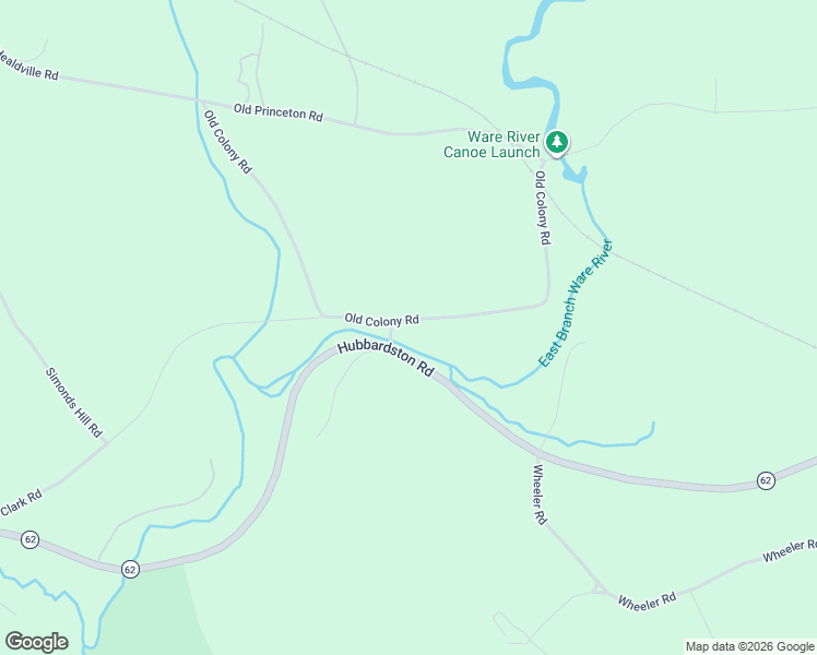 map of restaurants, bars, coffee shops, grocery stores, and more near 5 Old Colony Road Extension in Princeton