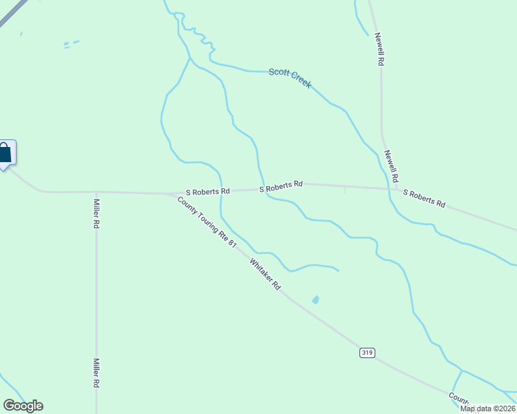 map of restaurants, bars, coffee shops, grocery stores, and more near 3151 South Roberts Road in Fredonia