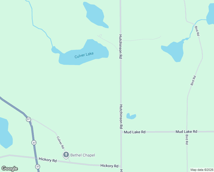 map of restaurants, bars, coffee shops, grocery stores, and more near 13674 Hutchinson Road in Dowling