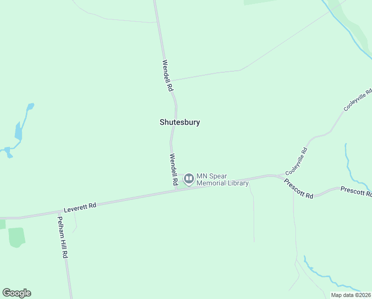 map of restaurants, bars, coffee shops, grocery stores, and more near 33 Wendell Road in Shutesbury