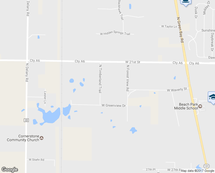 map of restaurants, bars, coffee shops, grocery stores, and more near 40819 North Timberland Trail in Wadsworth