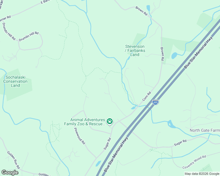 map of restaurants, bars, coffee shops, grocery stores, and more near 26 Corn Road in Bolton