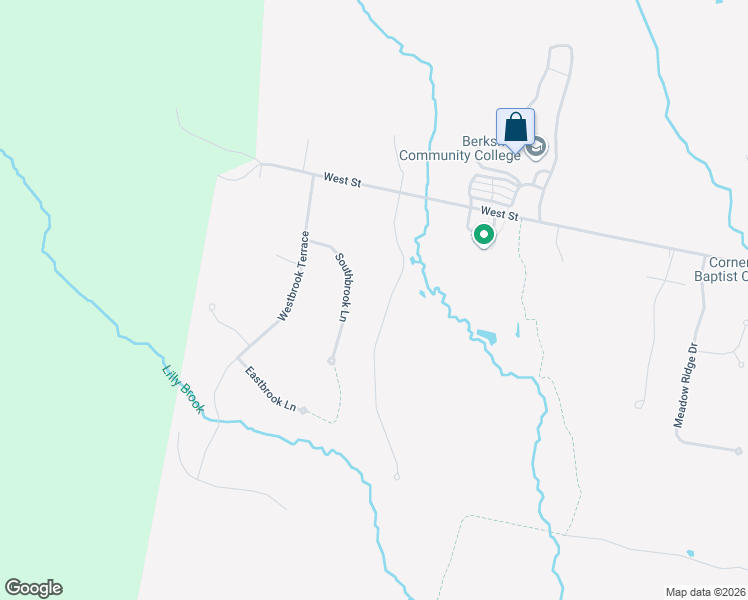map of restaurants, bars, coffee shops, grocery stores, and more near 12 Lillybrook Road in Pittsfield