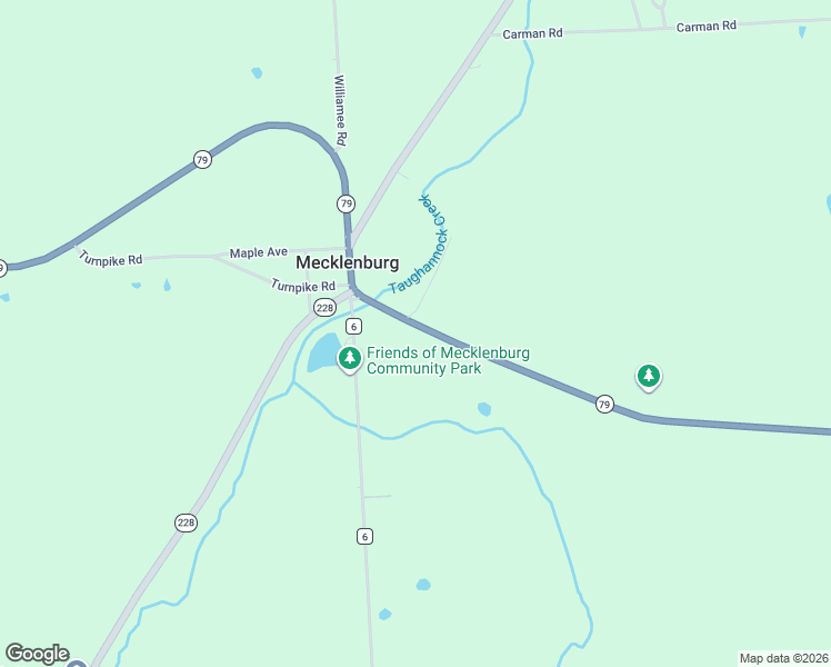 map of restaurants, bars, coffee shops, grocery stores, and more near 4564 Mcintyre Rd in Trumansburg