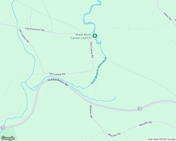 map of restaurants, bars, coffee shops, grocery stores, and more near 45 Old Colony Road in Princeton