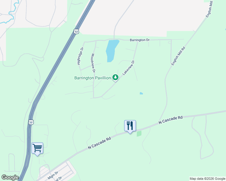 map of restaurants, bars, coffee shops, grocery stores, and more near 11137 Lakeview Drive in Dubuque