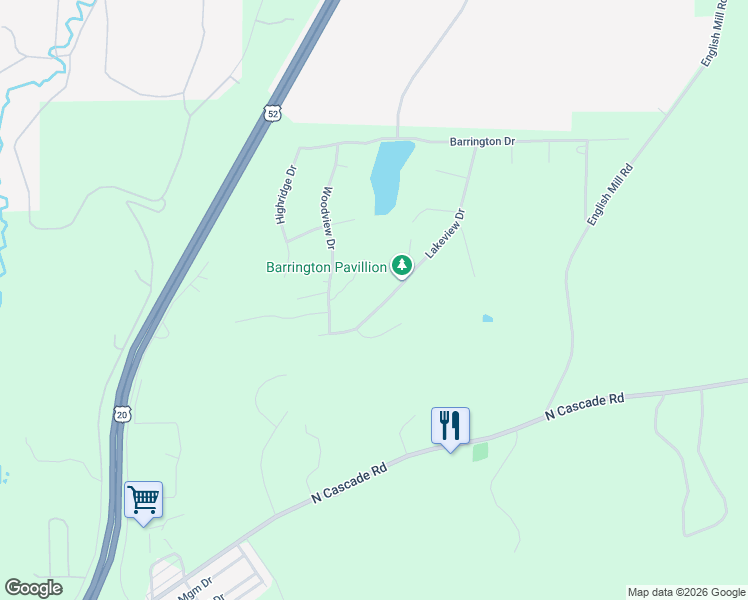 map of restaurants, bars, coffee shops, grocery stores, and more near 11137 Lakeview Drive in Dubuque