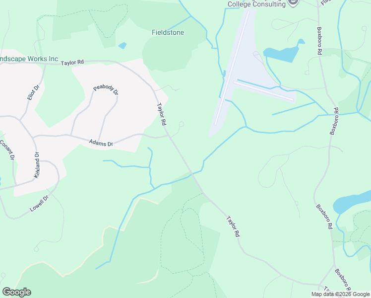 map of restaurants, bars, coffee shops, grocery stores, and more near 221 Taylor Road in Stow