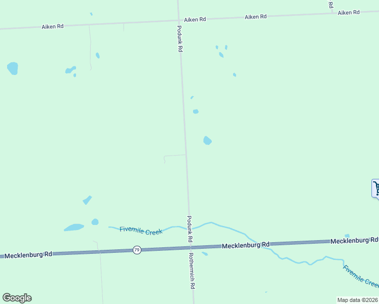 map of restaurants, bars, coffee shops, grocery stores, and more near 89 Podunk Road in Trumansburg