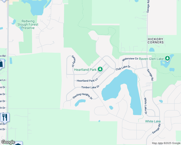 map of restaurants, bars, coffee shops, grocery stores, and more near 909 Forest View Way in Antioch