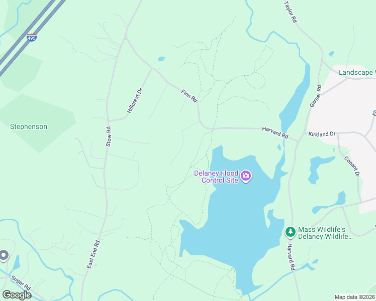 map of restaurants, bars, coffee shops, grocery stores, and more near 15 Withington Lane in Harvard