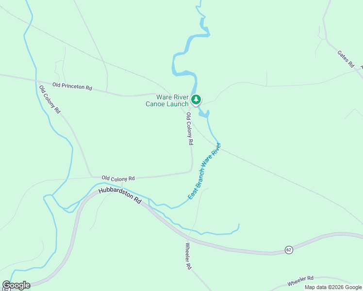 map of restaurants, bars, coffee shops, grocery stores, and more near 76 Old Colony Road in Princeton