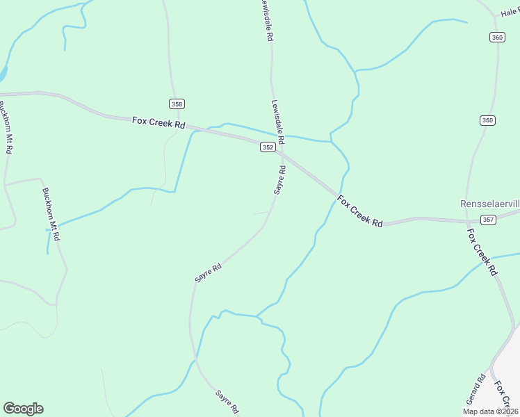 map of restaurants, bars, coffee shops, grocery stores, and more near 391 Sayre Road in Medusa