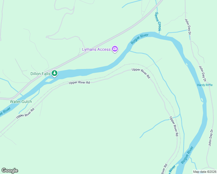 map of restaurants, bars, coffee shops, grocery stores, and more near 2870 Upper River Road in Central Point