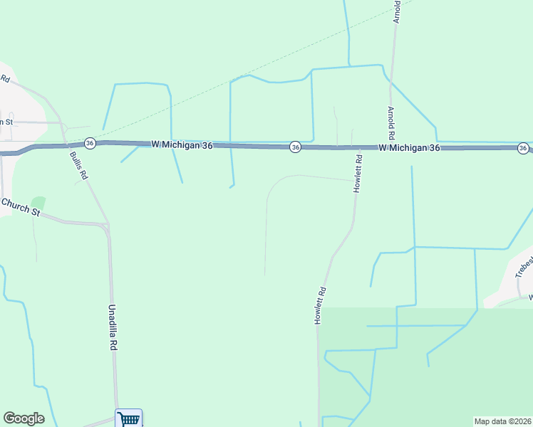 map of restaurants, bars, coffee shops, grocery stores, and more near 1953 Bridgets Way in Gregory
