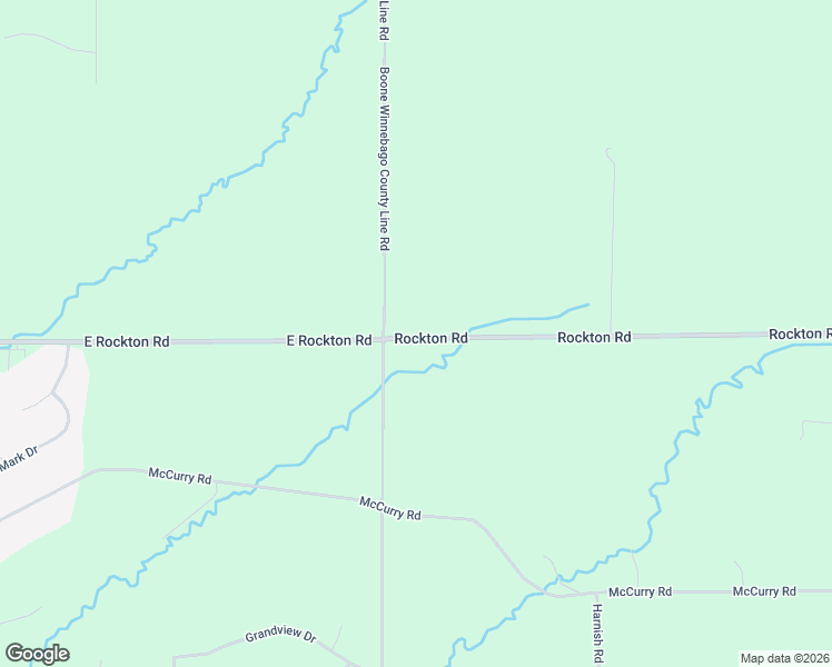 map of restaurants, bars, coffee shops, grocery stores, and more near 21041 County Line Road in Roscoe