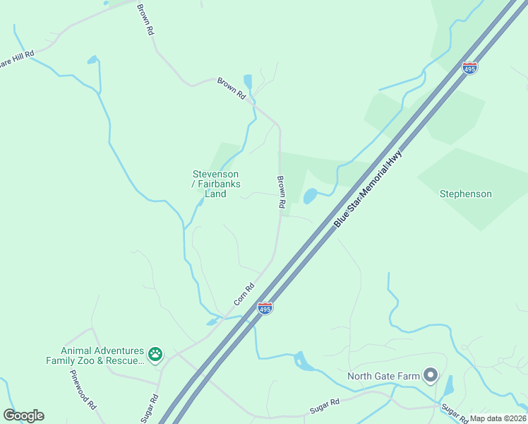 map of restaurants, bars, coffee shops, grocery stores, and more near 98 Brown Road in Harvard