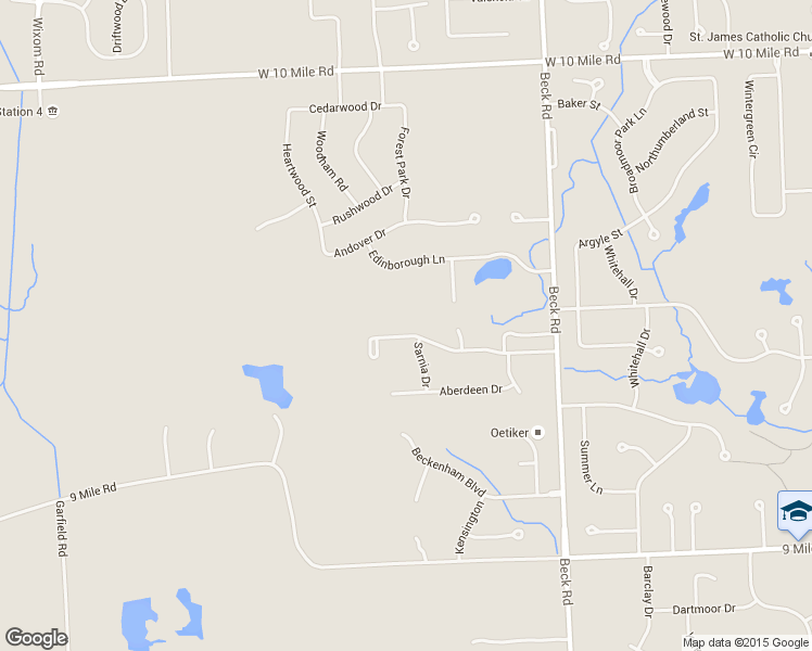 map of restaurants, bars, coffee shops, grocery stores, and more near 47714 Cheltenham Drive in Novi