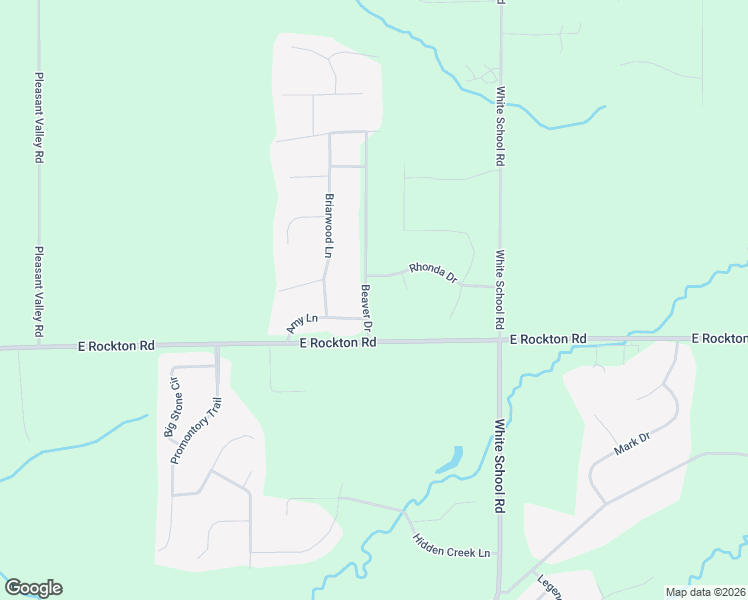 map of restaurants, bars, coffee shops, grocery stores, and more near 13618 Beaver Drive in Roscoe