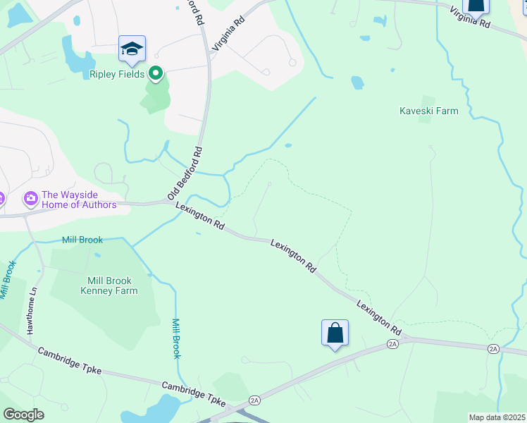 map of restaurants, bars, coffee shops, grocery stores, and more near 50 Manuel Drive in Concord