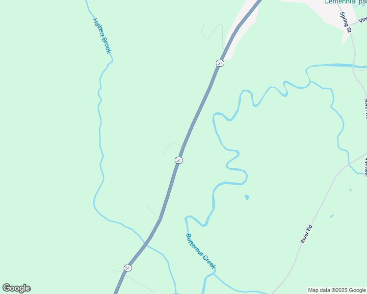 map of restaurants, bars, coffee shops, grocery stores, and more near New York 51 in Gilbertsville