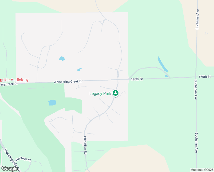 map of restaurants, bars, coffee shops, grocery stores, and more near 6716 Kingswood Court in Sioux City