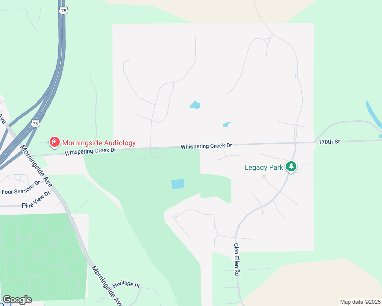 map of restaurants, bars, coffee shops, grocery stores, and more near 2609 Nicklaus Boulevard in Sioux City