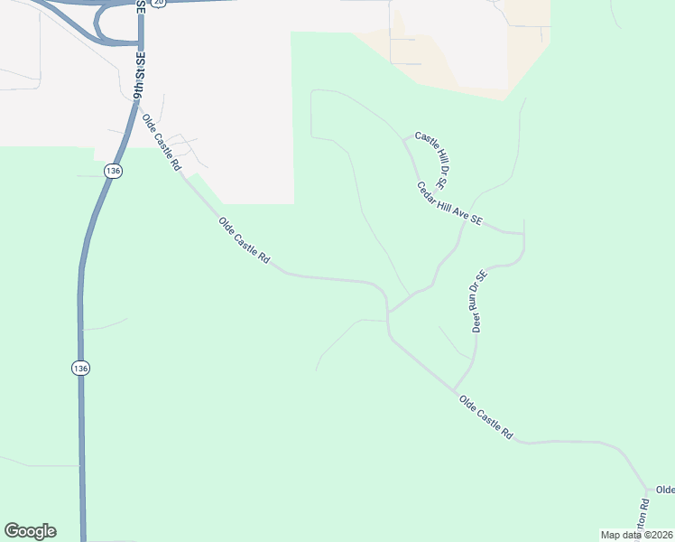 map of restaurants, bars, coffee shops, grocery stores, and more near 31671-31679 Olde Castle Road in Dyersville