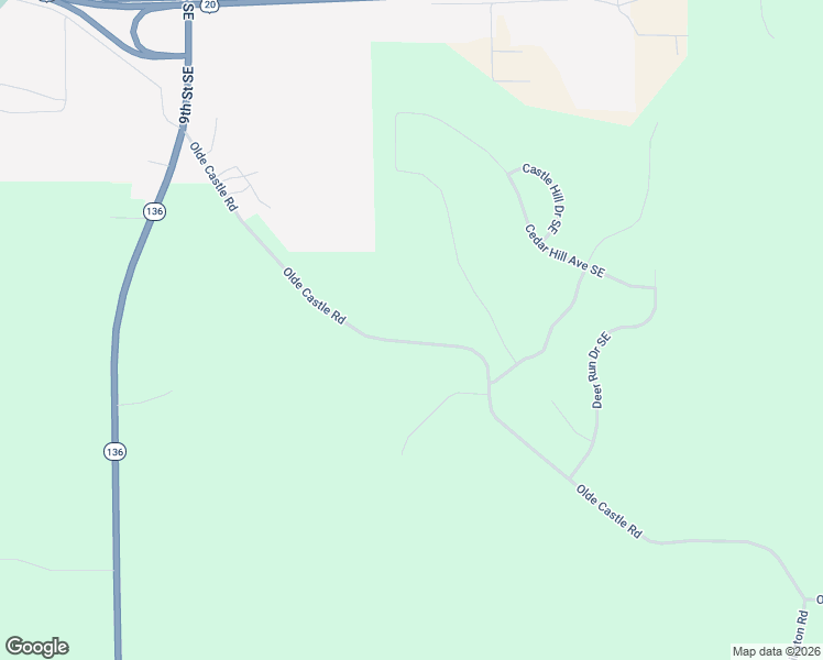 map of restaurants, bars, coffee shops, grocery stores, and more near 31671 Olde Castle Road in Dyersville