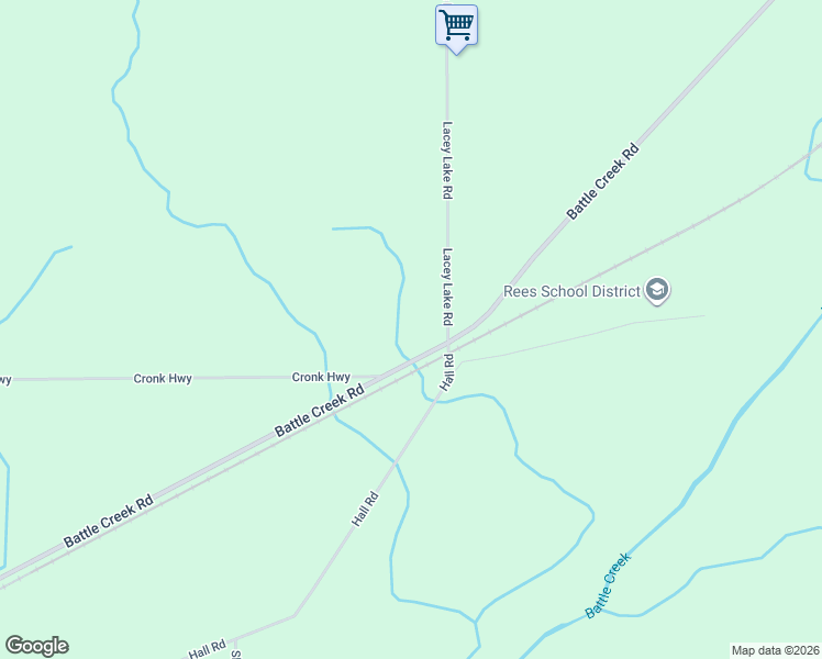 map of restaurants, bars, coffee shops, grocery stores, and more near 7362 Lacey Lake Road in Bellevue