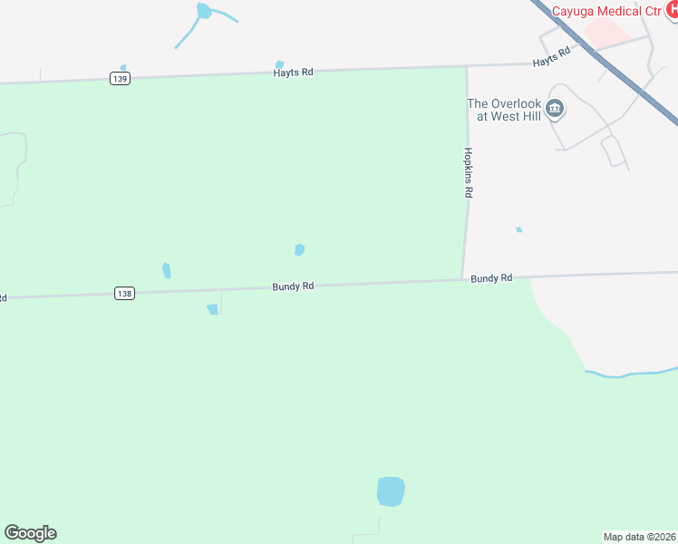 map of restaurants, bars, coffee shops, grocery stores, and more near 226 Bundy Rd in Ithaca