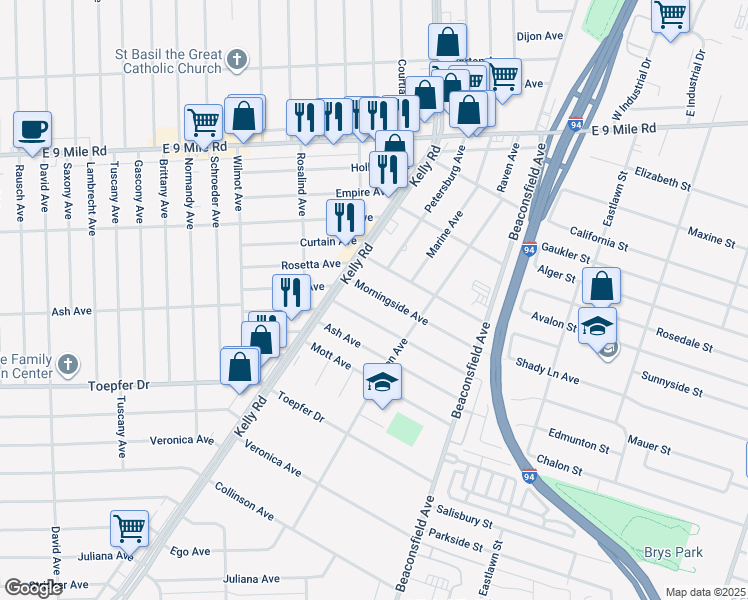 18470 Morningside Avenue, Eastpointe MI Walk Score