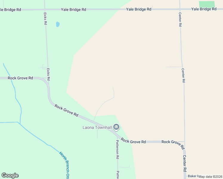 map of restaurants, bars, coffee shops, grocery stores, and more near 15651 Rock Grove Road in Durand