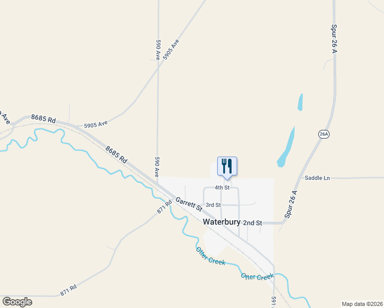 map of restaurants, bars, coffee shops, grocery stores, and more near in Waterbury