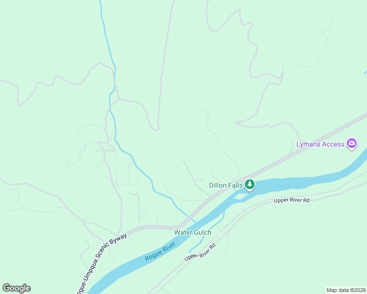 map of restaurants, bars, coffee shops, grocery stores, and more near 12940 Oregon 234 in Gold Hill