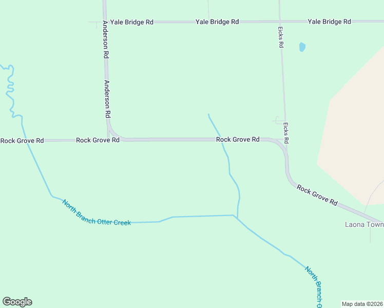 map of restaurants, bars, coffee shops, grocery stores, and more near 16398 Rock Grove Road in Durand