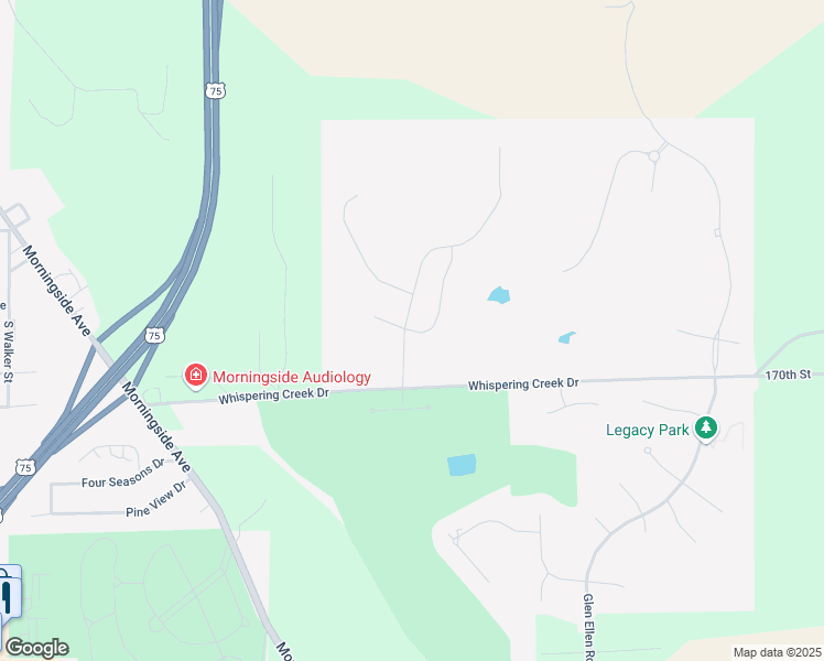 map of restaurants, bars, coffee shops, grocery stores, and more near 6453 Mickelson Street in Sioux City