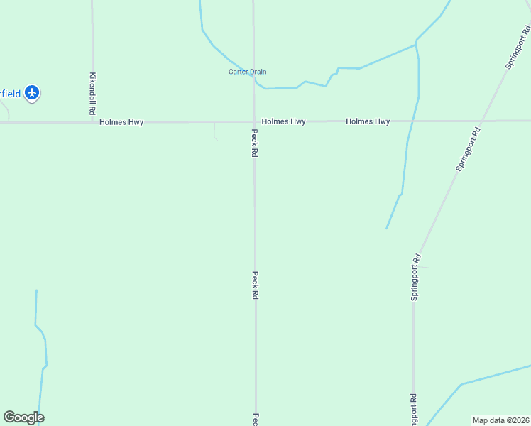 map of restaurants, bars, coffee shops, grocery stores, and more near 7331 Peck Road in Eaton Rapids