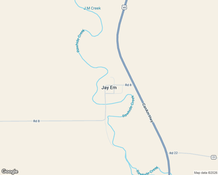 map of restaurants, bars, coffee shops, grocery stores, and more near in Jay Em