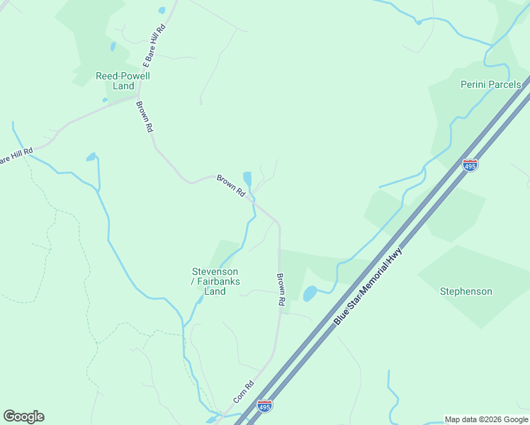 map of restaurants, bars, coffee shops, grocery stores, and more near Brown Road in Harvard